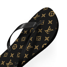 Load image into Gallery viewer, Designer-Inspired Flip Flops — Luxury Logo Beach Sandals
