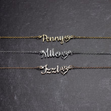 Load image into Gallery viewer, Personalized Dog Mom Necklace