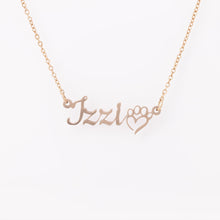 Load image into Gallery viewer, Personalized Dog Mom Necklace