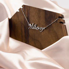 Load image into Gallery viewer, Personalized Dog Mom Necklace