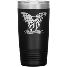 Load image into Gallery viewer, In God We Trust, American Eagle and Flag, 20oz Tumbler