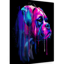 Load image into Gallery viewer, Boxer Watercolor, Canvas Wrap