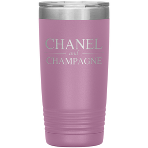 Chanel and Champagne, 20oz Tumbler