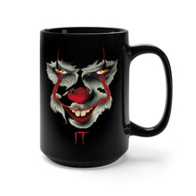Load image into Gallery viewer, Scary Clown Horror Movie Mug, Black Coffee Mug