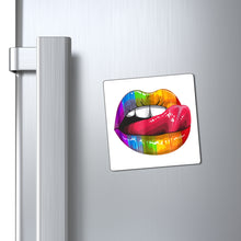 Load image into Gallery viewer, Rainbow Lips Magnet
