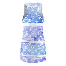 Load image into Gallery viewer, Inspired Blue Watercolor Dress