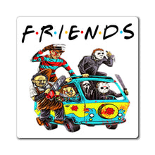 Load image into Gallery viewer, Friends Horror Mystery Machine Magnet, Jason, Freddy, Friday the 13th