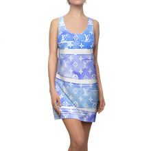Load image into Gallery viewer, Inspired Blue Watercolor Dress
