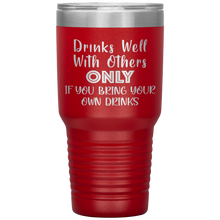 Load image into Gallery viewer, Drinks Well With Others, 30oz Tumbler