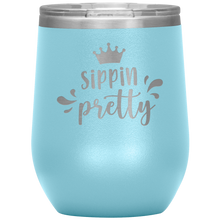 Load image into Gallery viewer, Sippin Pretty, Wine Tumbler