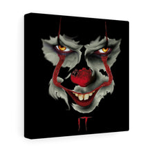 Load image into Gallery viewer, Creepy Clown Face, Canvas Wrap