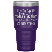 Load image into Gallery viewer, Back the Fuck Up Sprinkle Tits, 30oz Tumbler