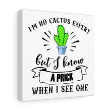 Load image into Gallery viewer, I'm No Cactus Expert, Canvas Wrap
