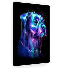 Load image into Gallery viewer, Rottweiler Watercolor, Canvas Wrap