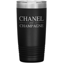 Load image into Gallery viewer, Chanel and Champagne, 20oz Tumbler
