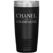Load image into Gallery viewer, Chanel and Champagne, 20oz Tumbler