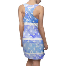 Load image into Gallery viewer, Inspired Blue Watercolor Dress
