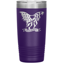 Load image into Gallery viewer, In God We Trust, American Eagle and Flag, 20oz Tumbler