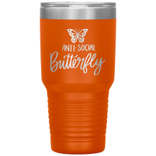 Load image into Gallery viewer, Anti-Social Butterfly, 30oz Tumbler