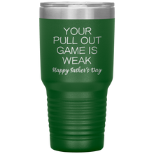 Load image into Gallery viewer, Your Pullout Game Is Weak, 30oz Tumbler