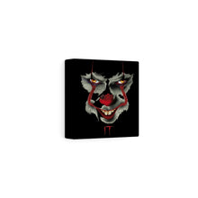 Load image into Gallery viewer, Creepy Clown Face, Canvas Wrap