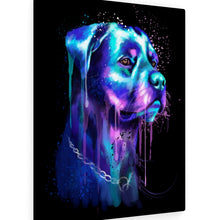 Load image into Gallery viewer, Rottweiler Watercolor, Canvas Wrap