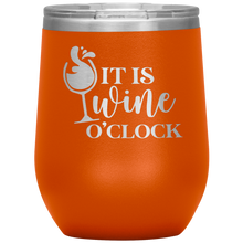 Load image into Gallery viewer, It's Wine O'Clock, Wine Tumbler