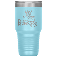 Load image into Gallery viewer, Anti-Social Butterfly, 30oz Tumbler