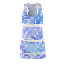 Load image into Gallery viewer, Inspired Blue Watercolor Dress