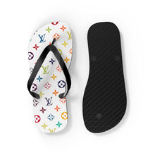 Load image into Gallery viewer, Multi-Colored LV Flip Flops