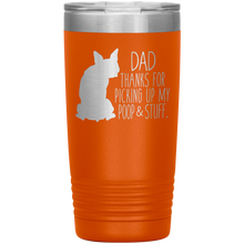 Load image into Gallery viewer, Boston Terrier Dad Thanks For Picking Up My Poop, 20oz Tumbler