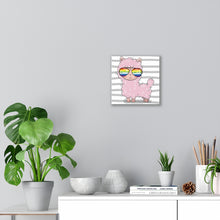 Load image into Gallery viewer, Cool Llama, Canvas Wrap