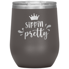Load image into Gallery viewer, Sippin Pretty, Wine Tumbler