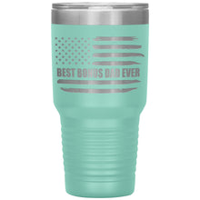 Load image into Gallery viewer, Best Bonus Dad Ever, Distressed Flag, 30oz Tumbler