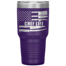 Load image into Gallery viewer, Chef Life Flag, 30oz Tumbler