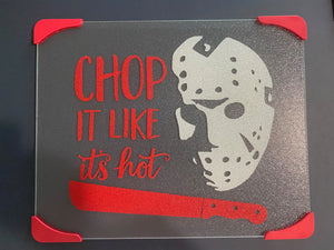 Jason, Friday the 13th, Glass Cutting Boards
