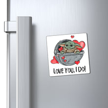 Load image into Gallery viewer, Love You I Do, Little Green Baby Magnet