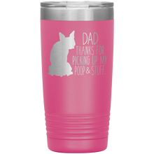 Load image into Gallery viewer, Boston Terrier Dad Thanks For Picking Up My Poop, 20oz Tumbler