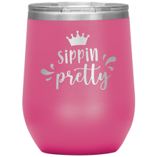 Load image into Gallery viewer, Sippin Pretty, Wine Tumbler
