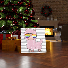 Load image into Gallery viewer, Cool Llama, Canvas Wrap
