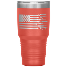 Load image into Gallery viewer, American Flag Gun, 30 oz Tumbler