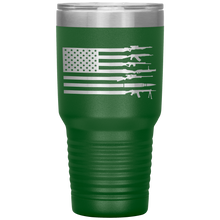 Load image into Gallery viewer, American Flag Gun, 30 oz Tumbler