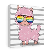 Load image into Gallery viewer, Cool Llama, Canvas Wrap