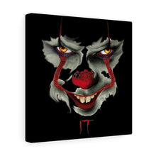 Load image into Gallery viewer, Creepy Clown Face, Canvas Wrap