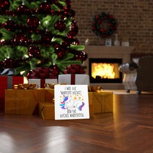 Load image into Gallery viewer, I Was Like Whatever Bitches Unicorn, Canvas Wrap