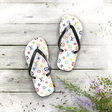 Load image into Gallery viewer, Multi-Colored LV Flip Flops