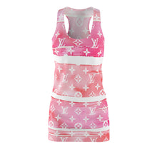 Load image into Gallery viewer, Inspired Red Watercolor Dress