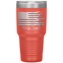 Load image into Gallery viewer, We The People American Flag with Guns, 30oz Tumbler