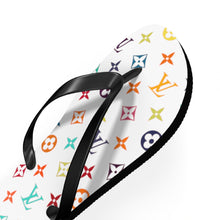 Load image into Gallery viewer, Multi-Colored LV Flip Flops