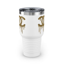 Load image into Gallery viewer, Cheetah Print CC Drip Logo, 30oz Tumbler